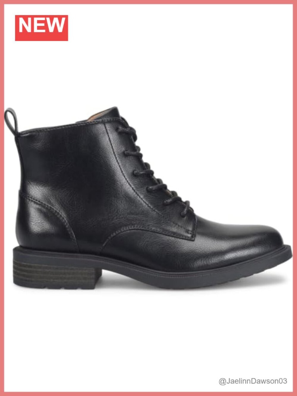 Eurosoft Womens Ankle Boots Block Heel Round Toe Zip